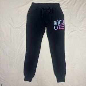 MOVE Dance Comp Joggers Black Jogging Pants w Pockets  Sweatpants Youth Medium